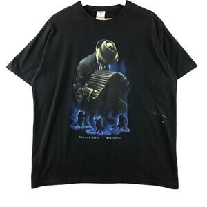 Vintage‎ Buenos Aires Argentina Blue Band T-Shirt size XXL